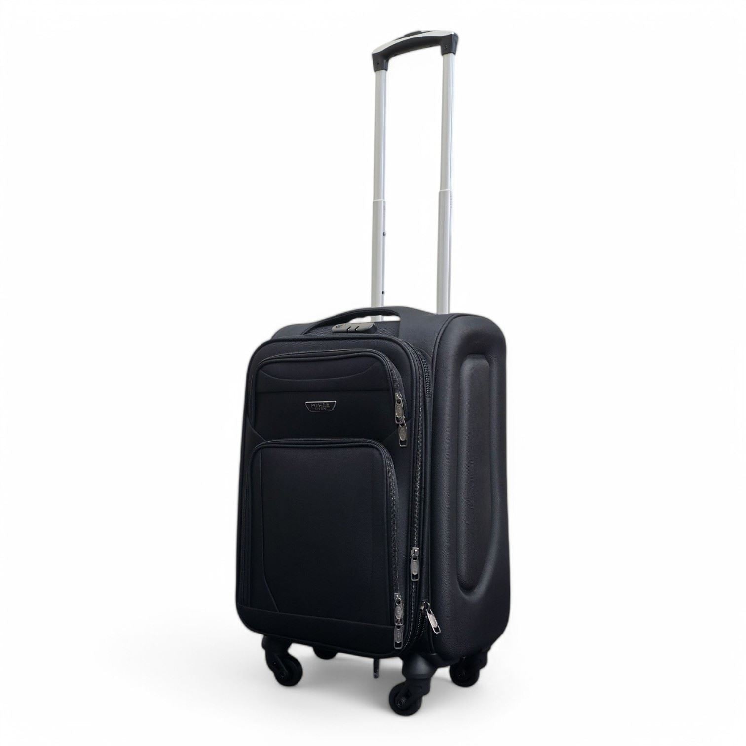 Nagoya Cabin Soft Shell Suitcase in Black