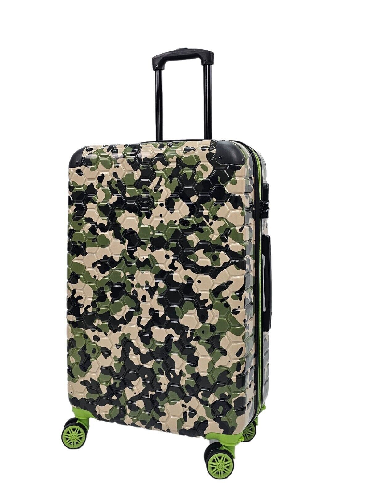 Hardshell Camo Robust ABS Suitcase Set