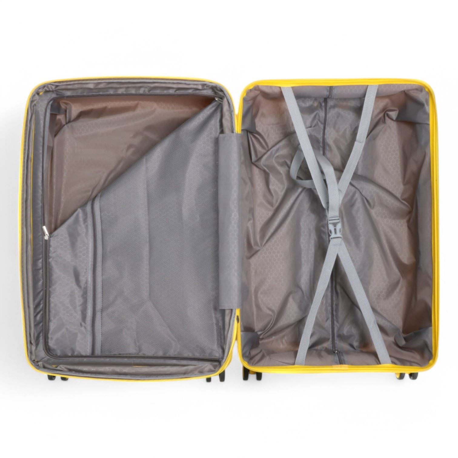 Balranald Large Hard Shell Suitcase in Yellow