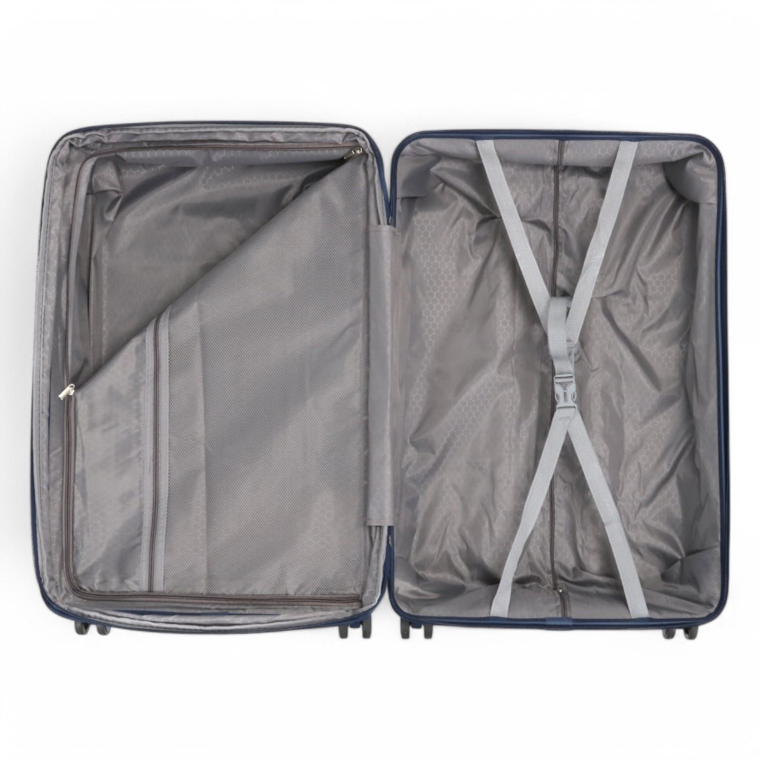 Balranald Large Hard Shell Suitcase in Dark Blue