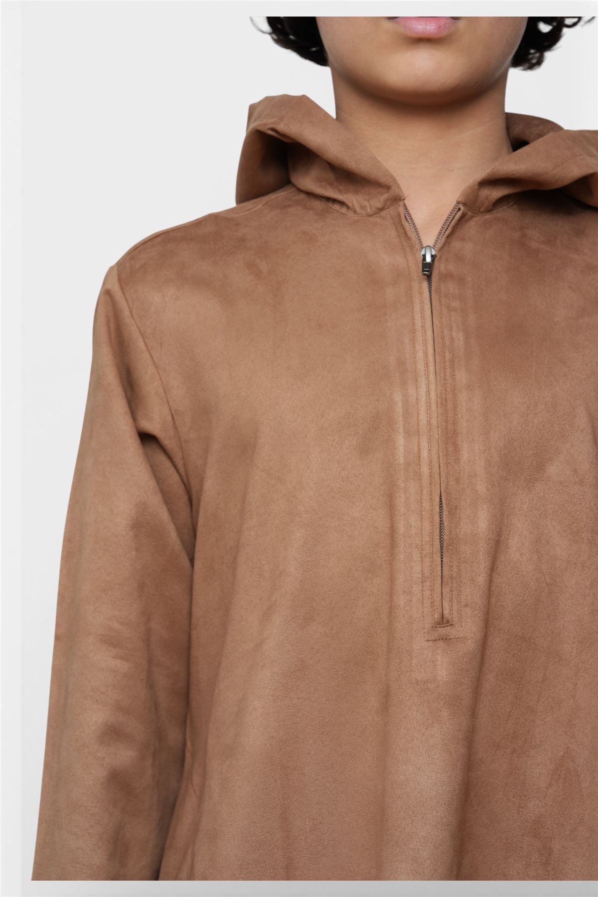 Kids Boys Hooded Eid Moroccan Jubba Robe Ramadan Eid Thobe - K-HM12