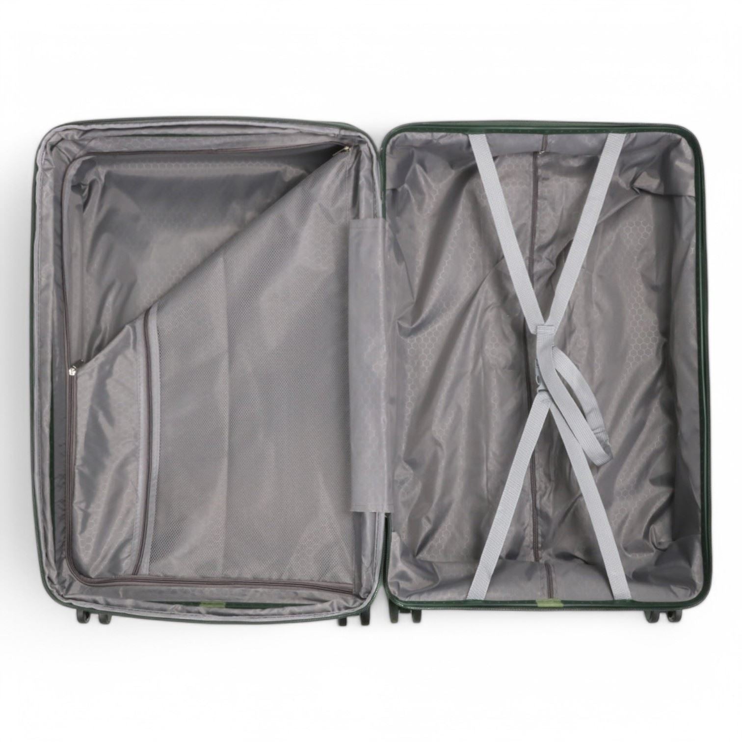 Balranald Large Hard Shell Suitcase in Dark Green