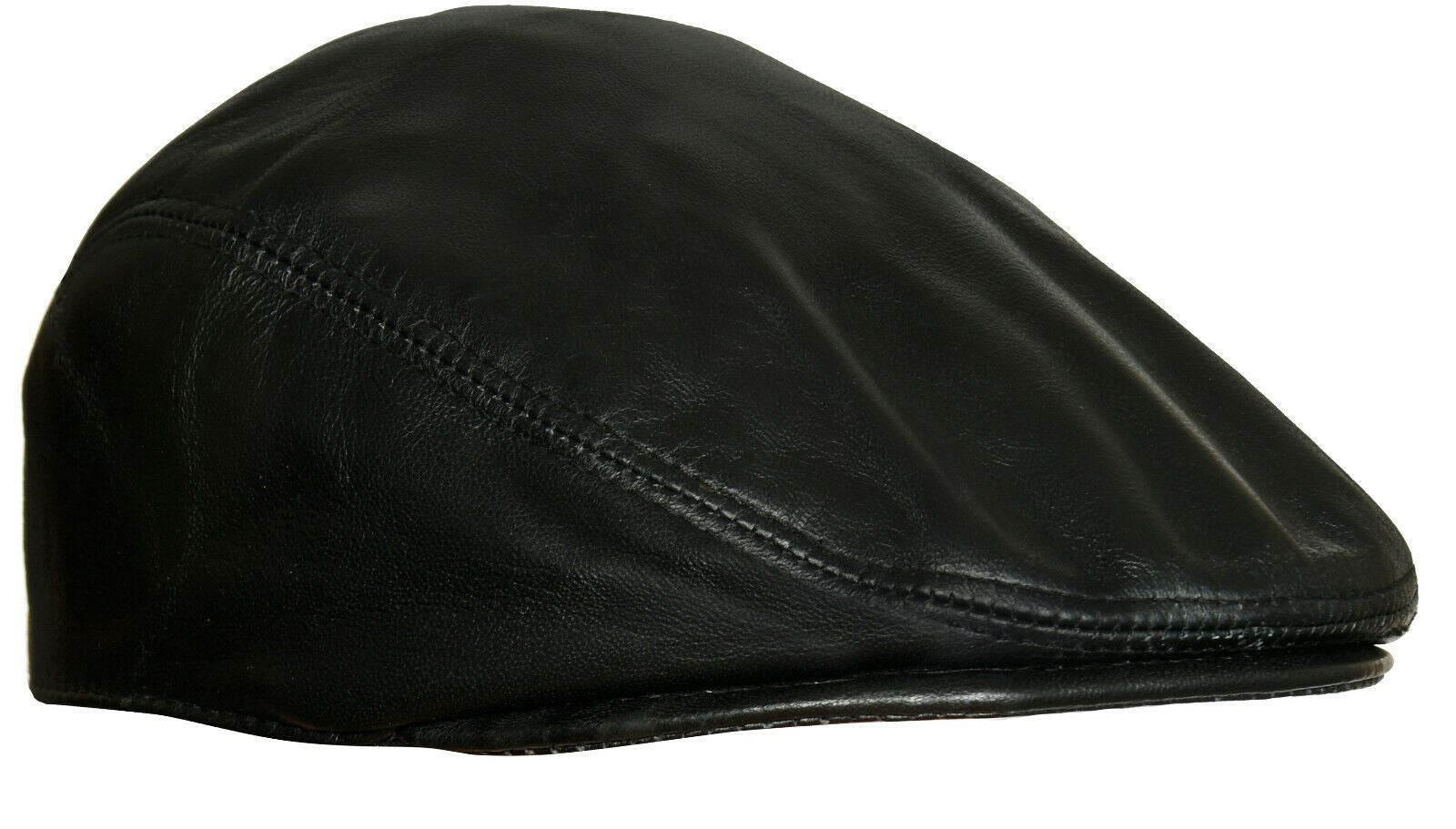 Mens Flat Hat Leather Peaky Blinders Beret Newsboy Gatsby Golf Cabbie Cap