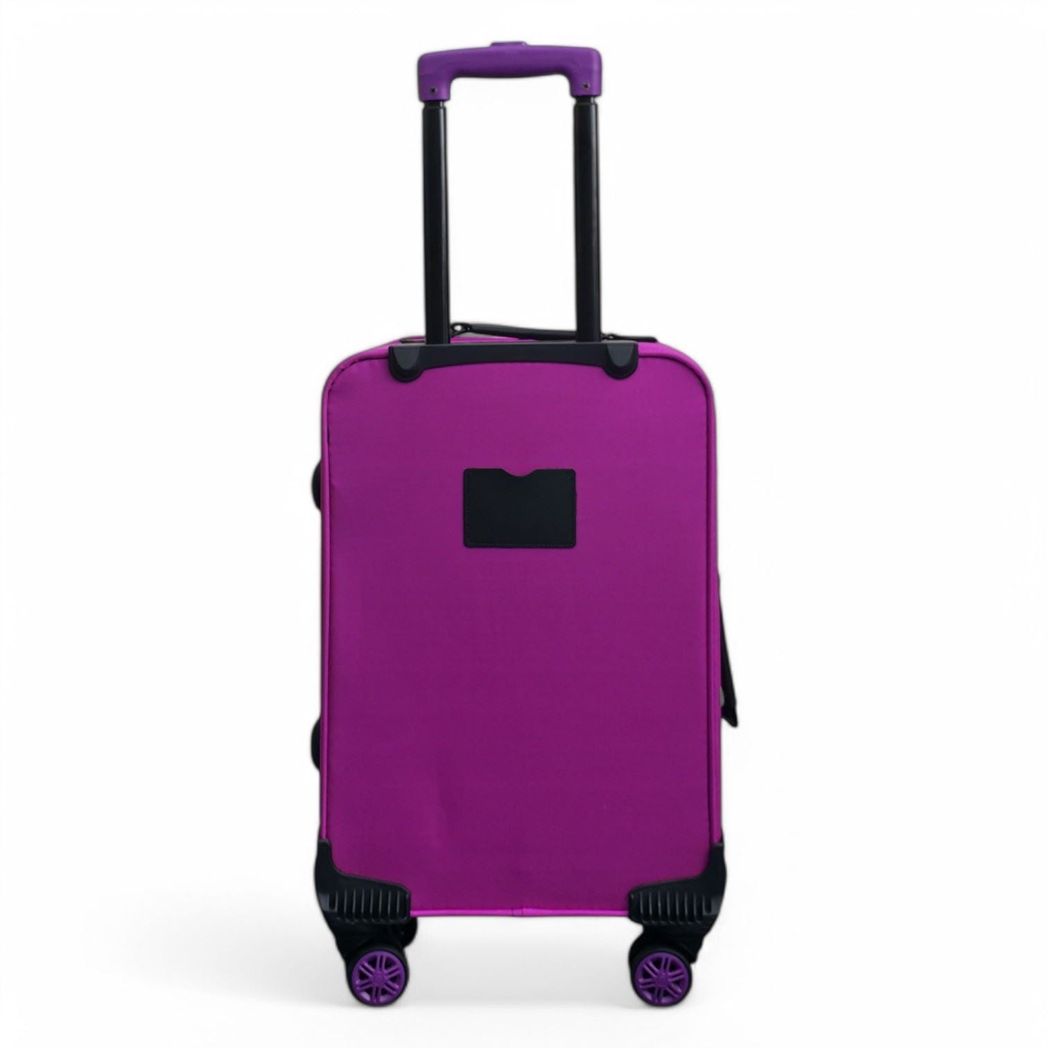 Handa Cabin Soft Shell Suitcase in Pink