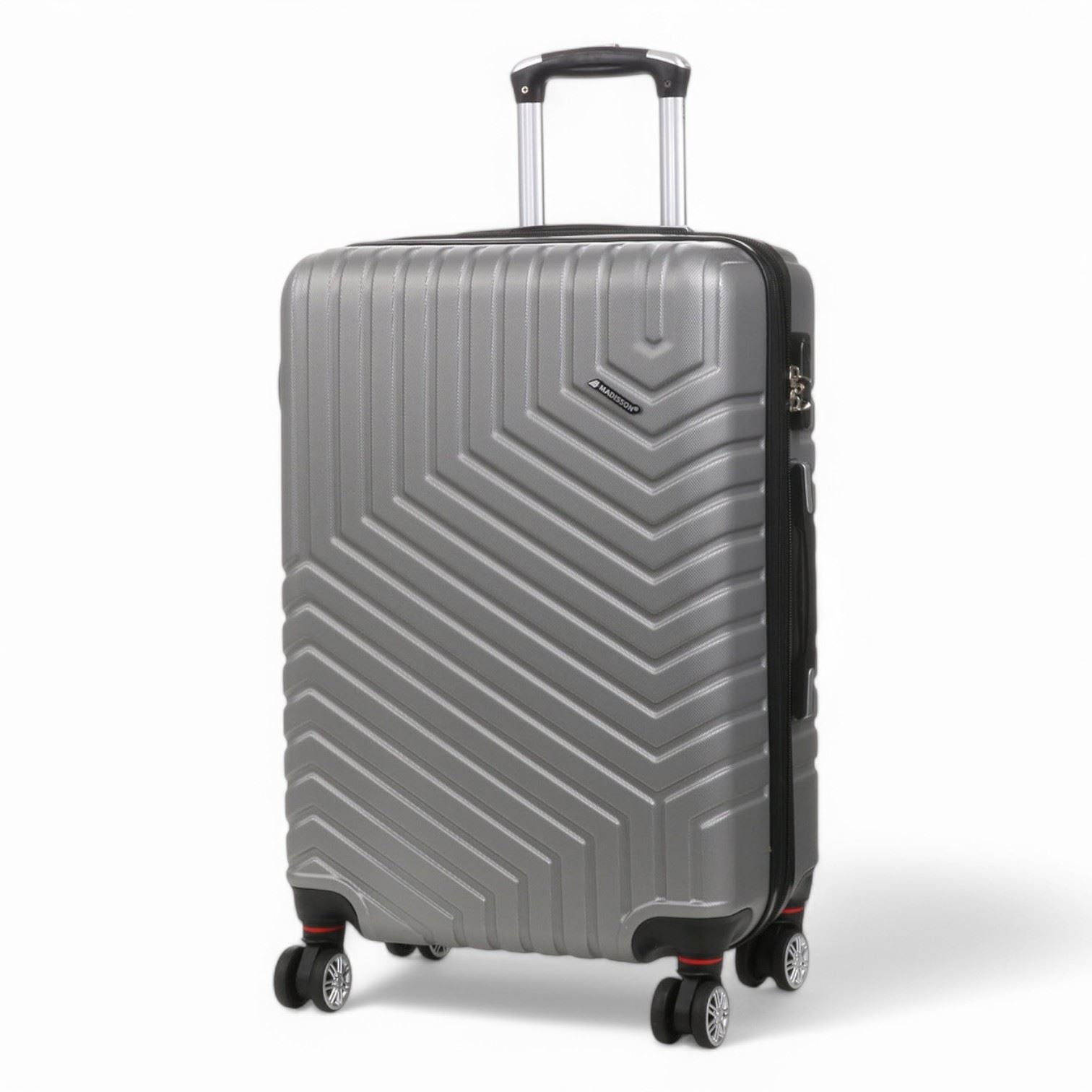 Bega Medium Hard Shell Suitcase in Silver