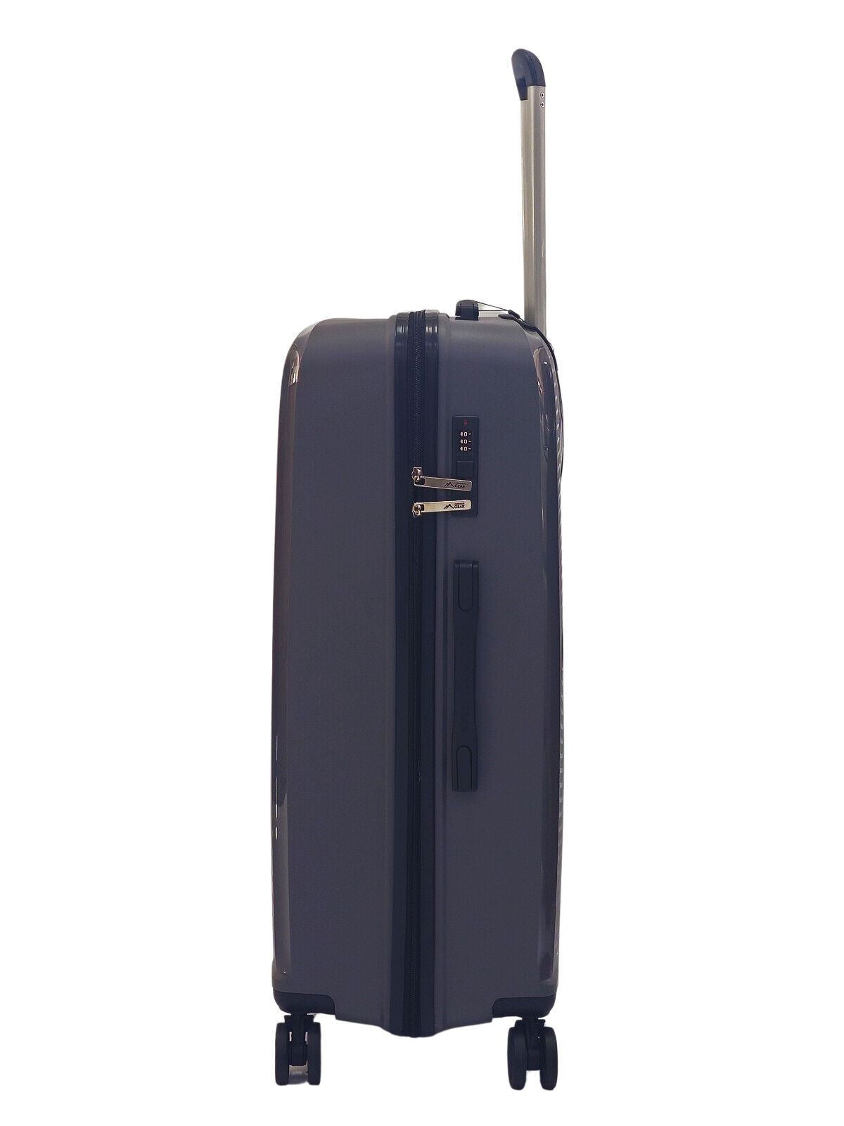 Abbeville Large Hard Shell Suitcase in Grey