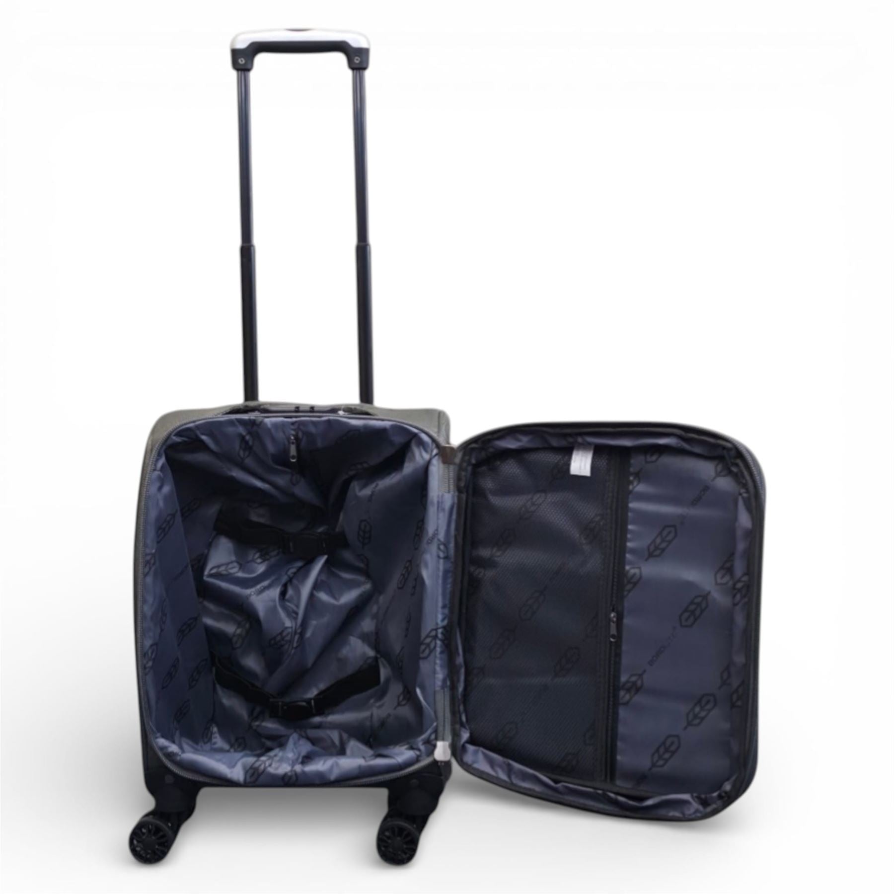 Nagoya Underseat Soft Shell Suitcase in Grey