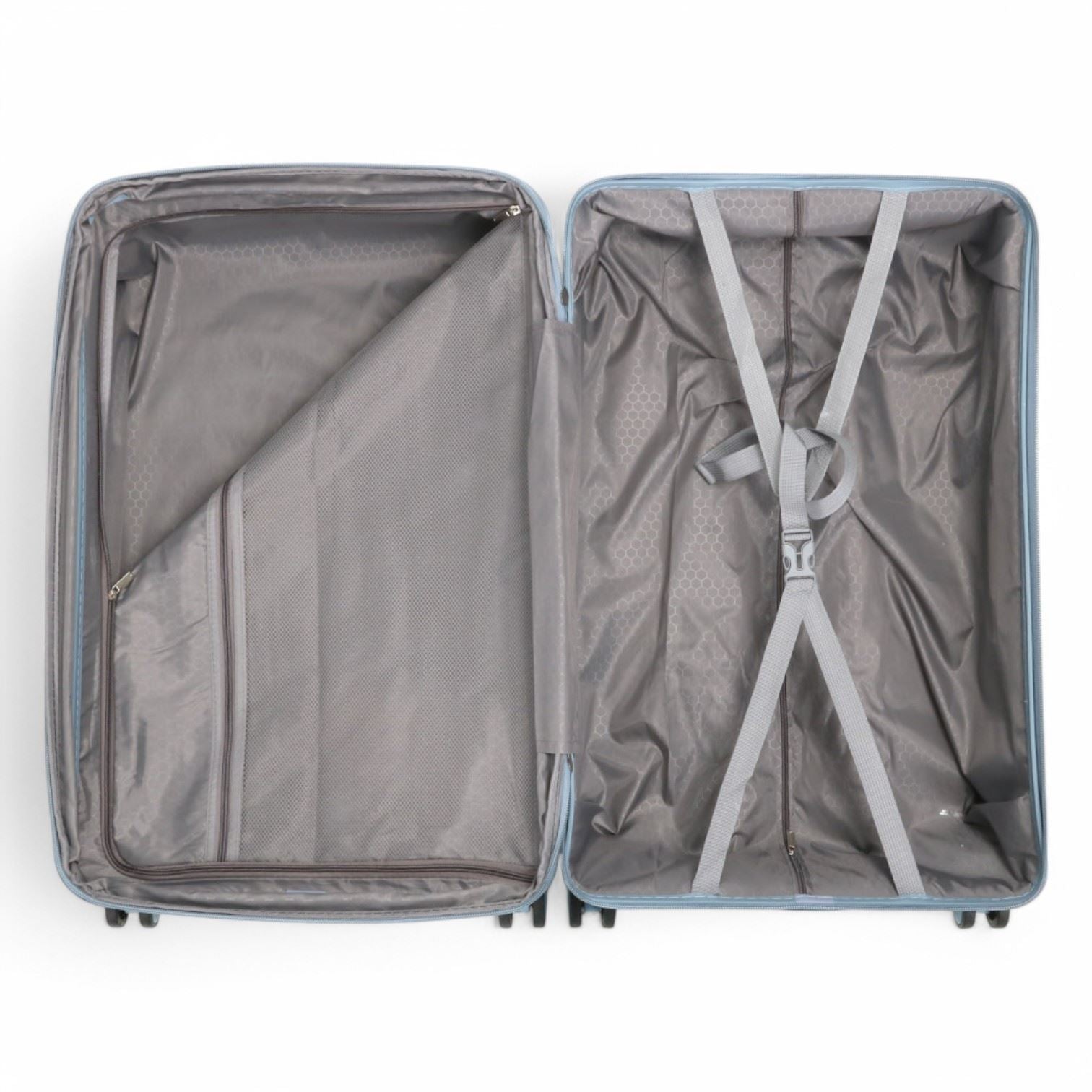 Balranald Large Hard Shell Suitcase in Sky Blue