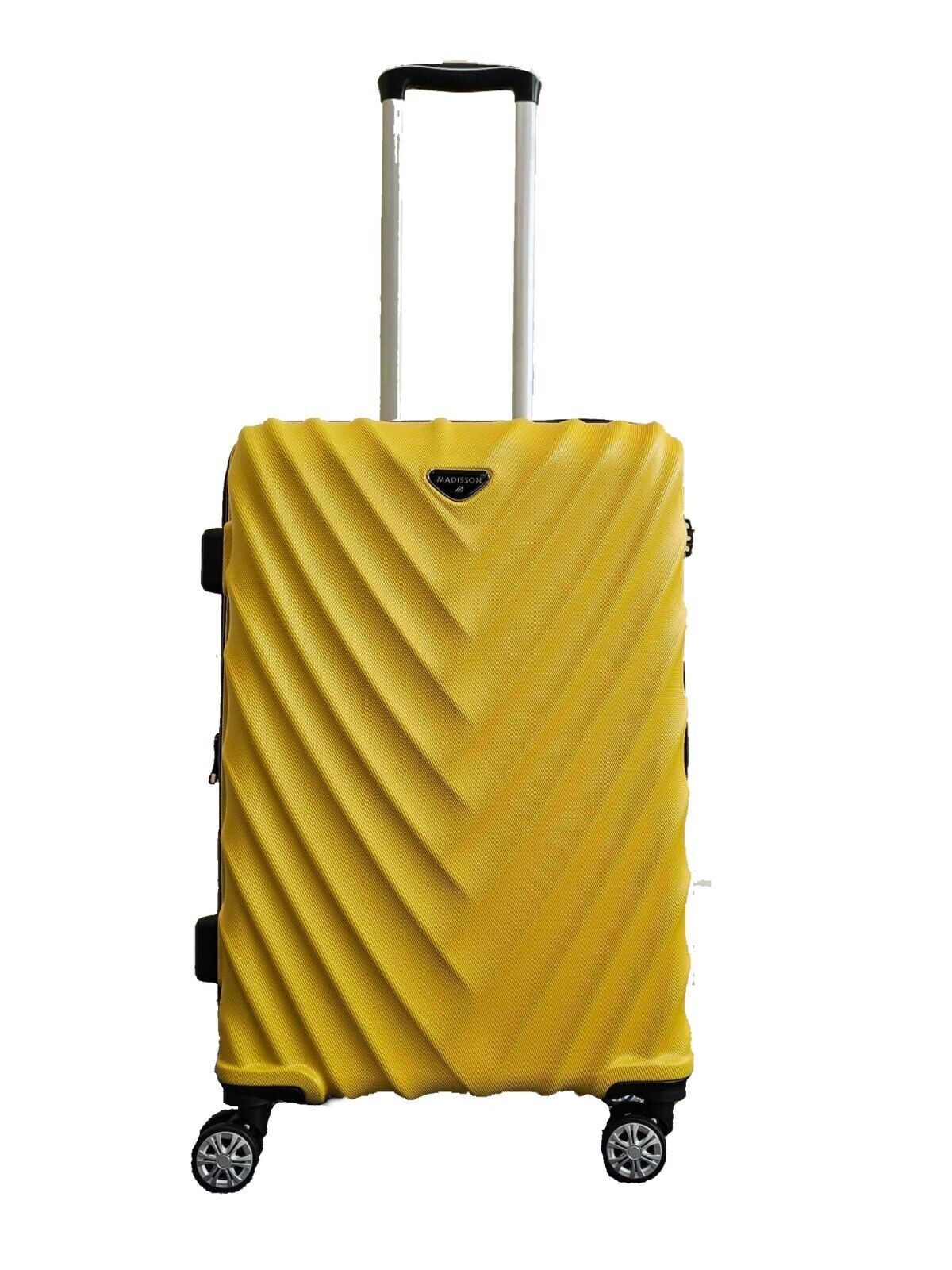 Chatom Large Hard Shell Suitcase in Yellow