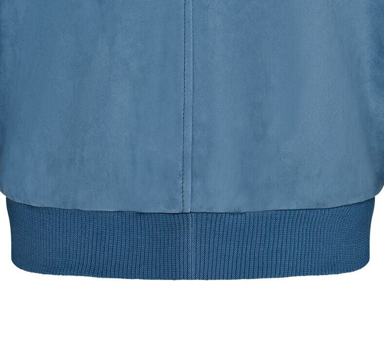 Mens Soft Goat Suede MA-1 Varsity Bomber Jacket - Uxbridge