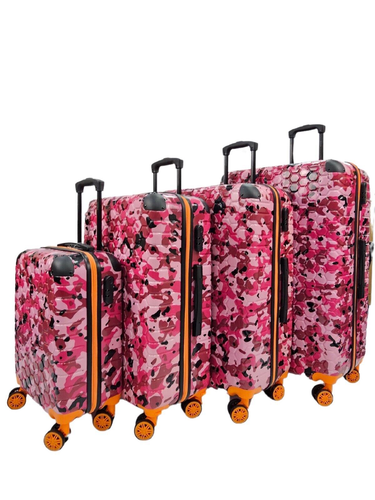 Hardshell Camo Robust ABS Suitcase Set