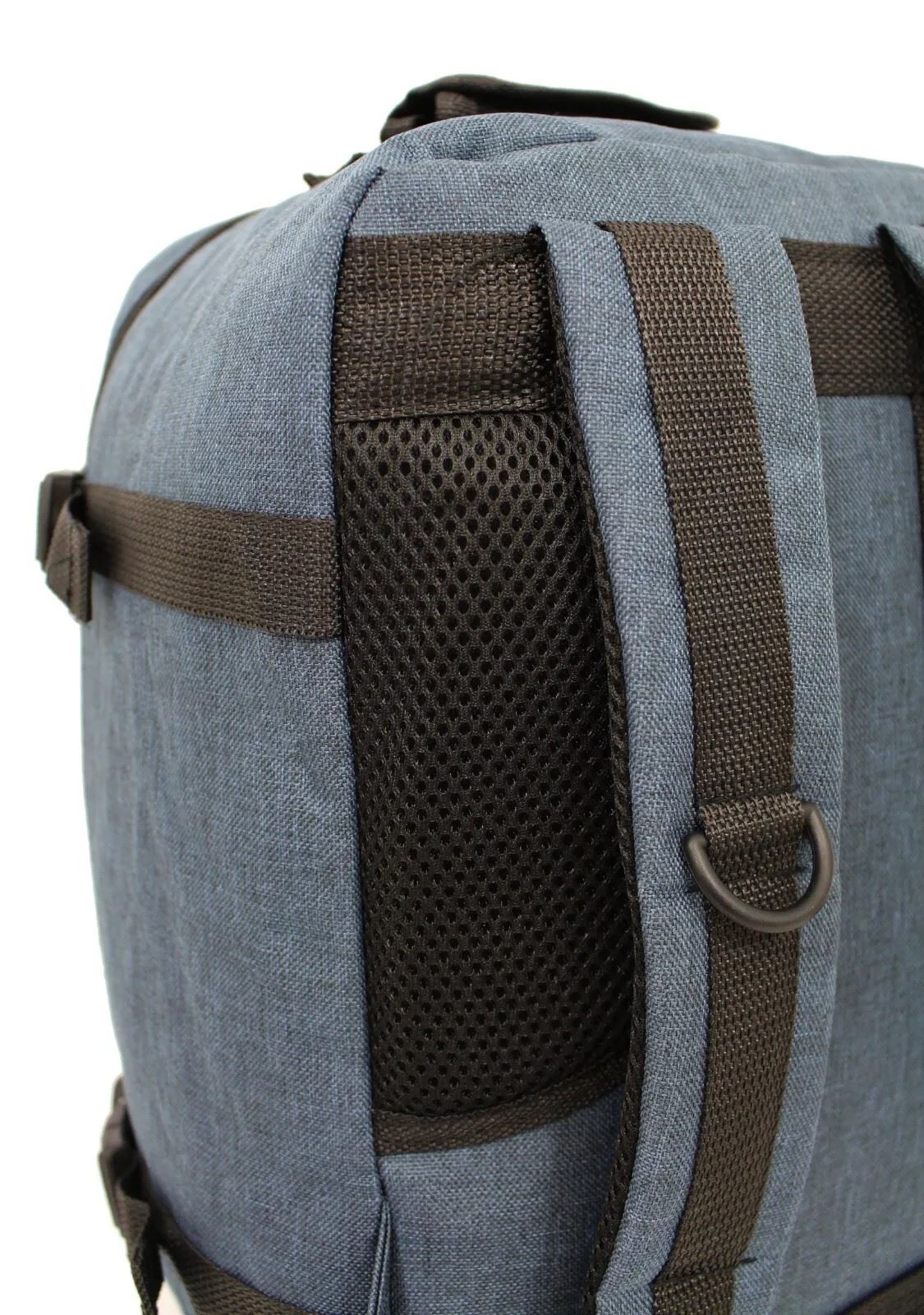 Rucksack Backpack 40x20 x25 cm Underseat Travel Cabin Bag for Easy Jet, Ryanair navy