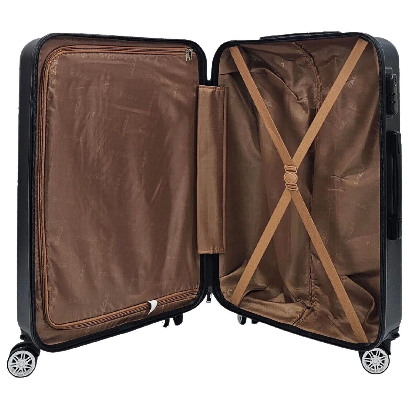 Brookside Extra Large Hard Shell Suitcase in Black