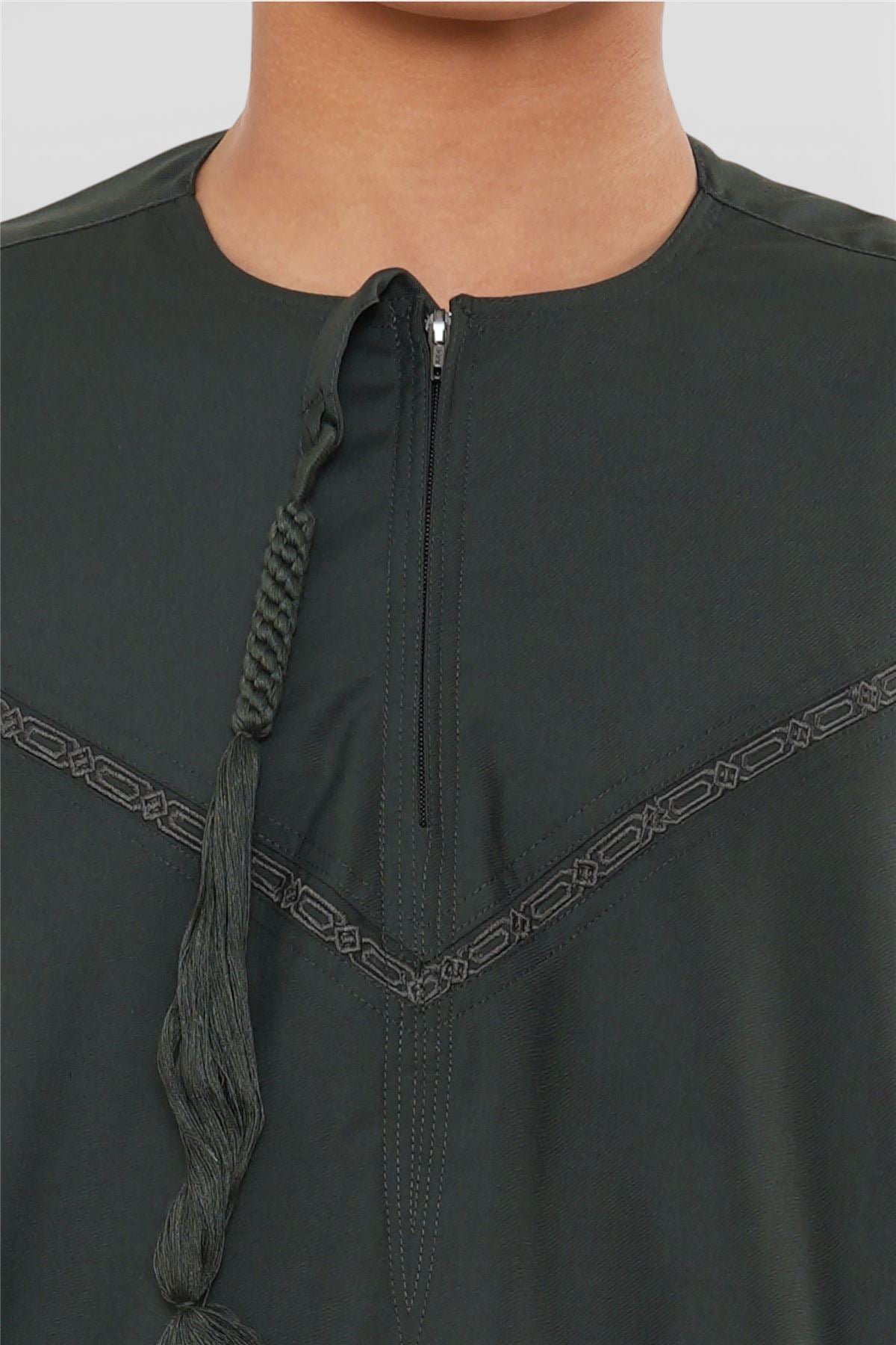 Kids Boys Ramadan Eid Moroccan Jubba Robe Djellaba Thobe - K-TT008