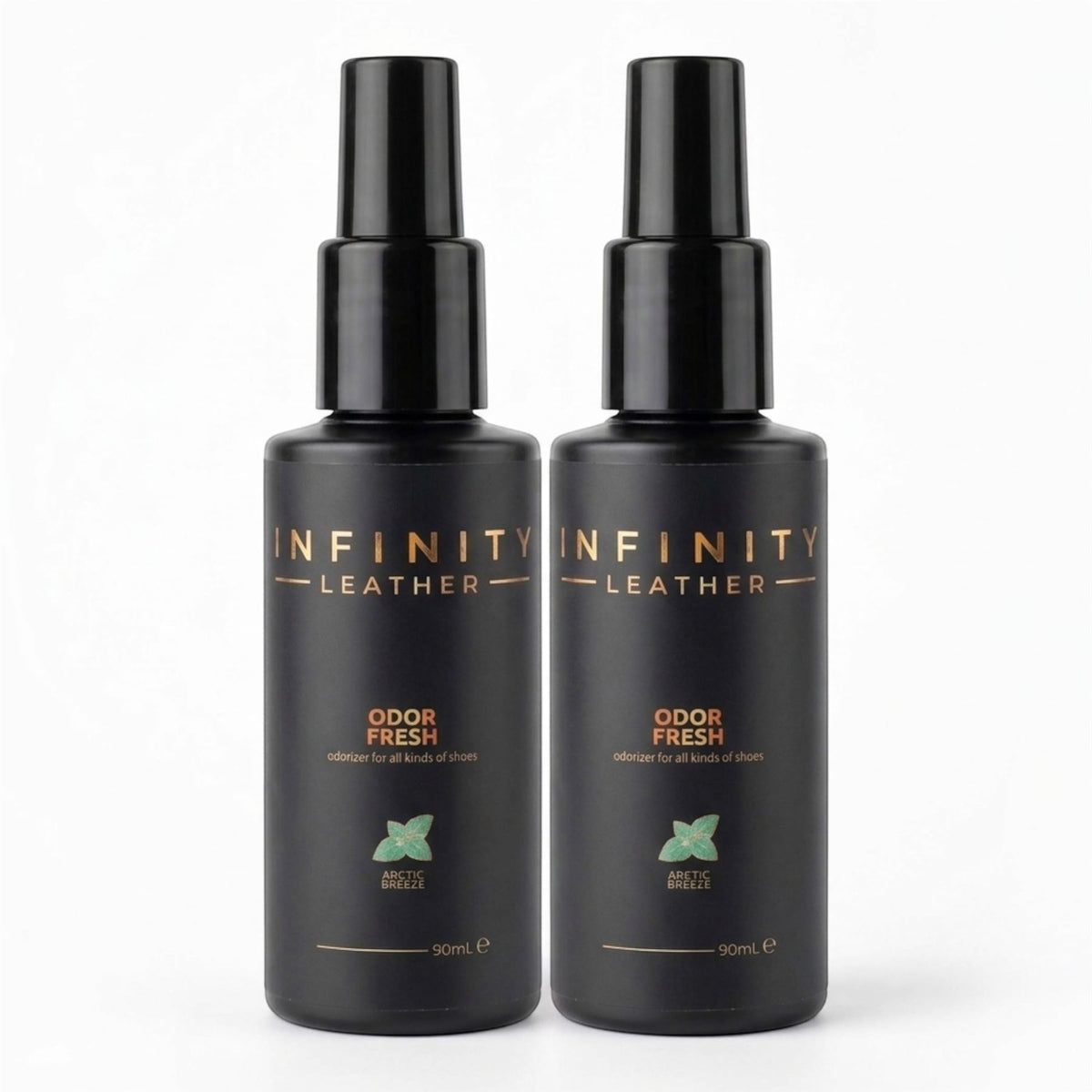 Shoe & Trainer Deodoriser Odour Eliminator, 2 Pack Freshener Spray