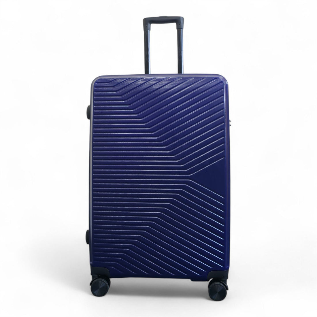 Junee Large Hard Shell Suitcase in Navy Blue