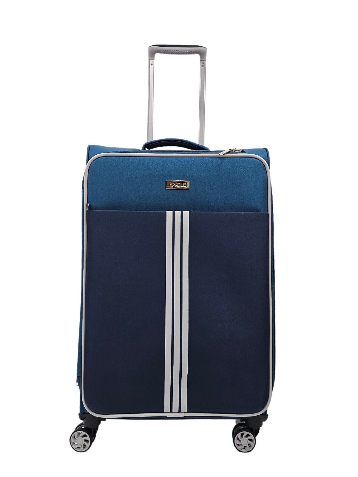 Lightweight Soft Suitcases 4 Wheel Luggage Travel Bag