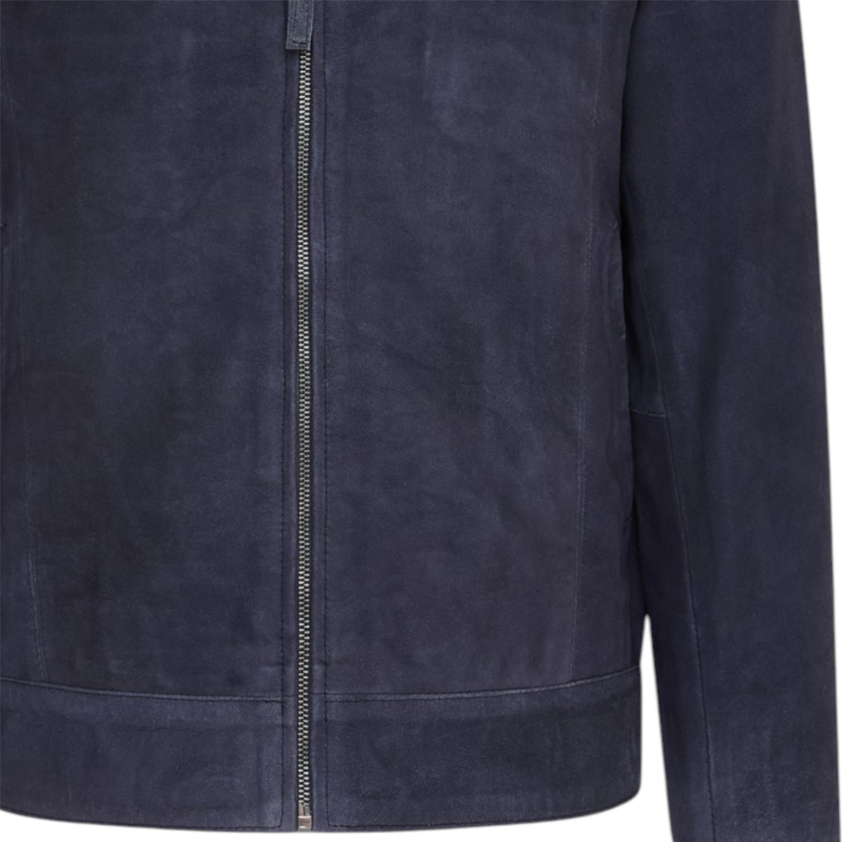 Mens Retro Classic Suede Leather Harrington Biker Jacket - Bryne
