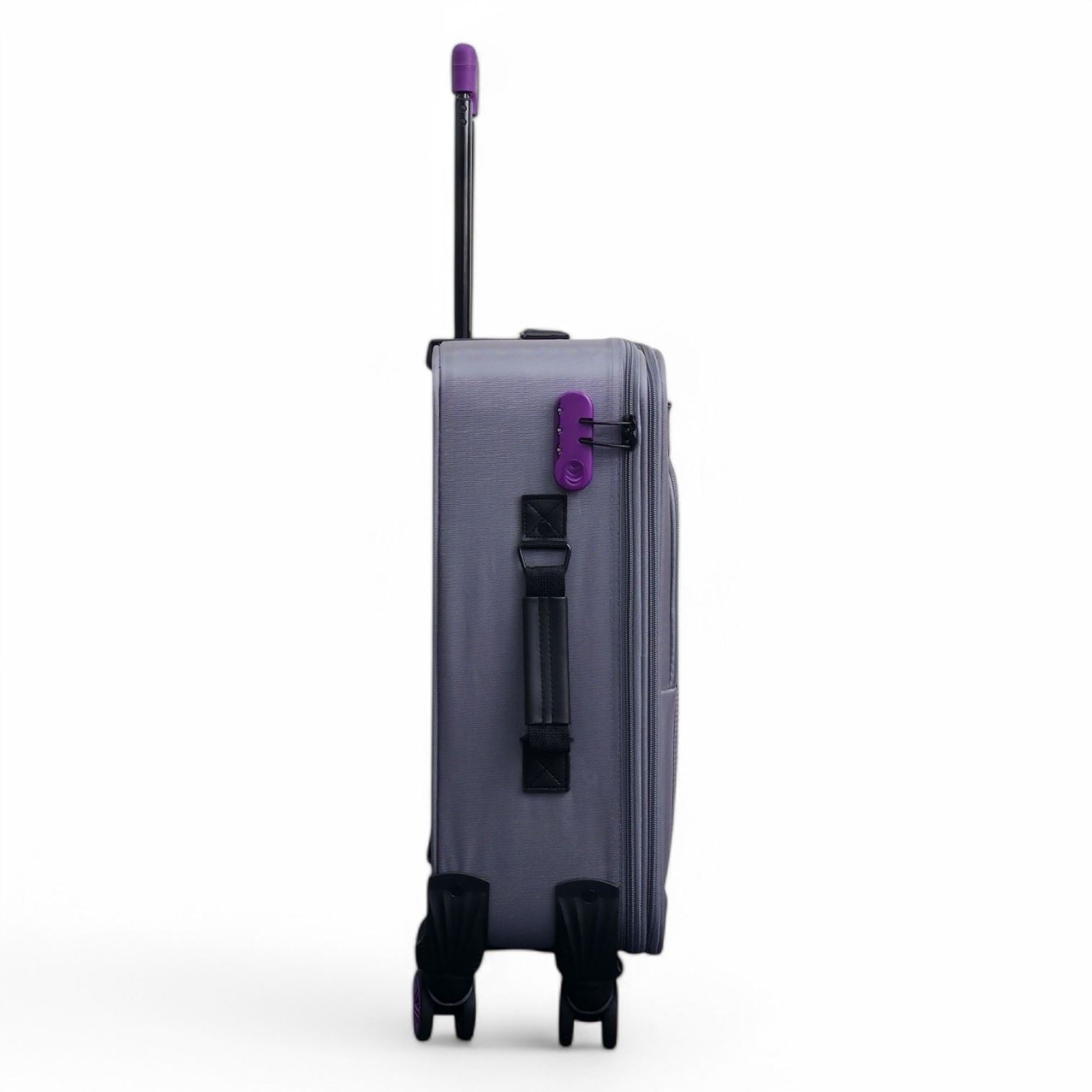 Handa Cabin Soft Shell Suitcase in Grey