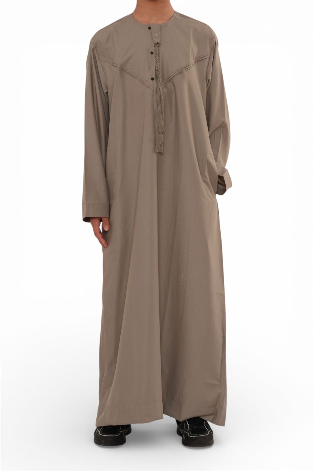 Kids Boys Eid Moroccan Jubba Robe Djellaba Ramadan Eid Thobe - K-HM11