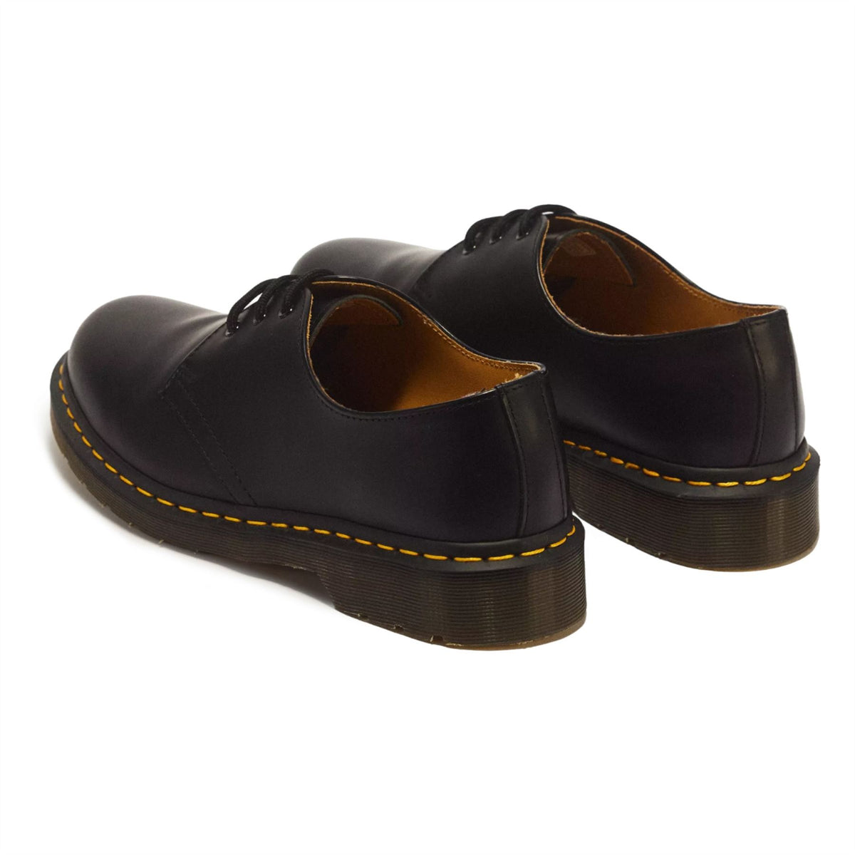 Dr Martens 1461 Black Smooth Leather 3-Eye Oxford Shoes - 11838002