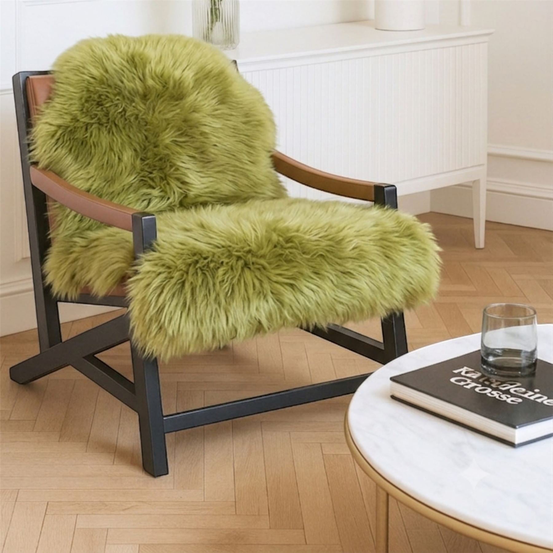 Genuine Sheepskin Natural Silky Soft Fluffy Real Wool Rug