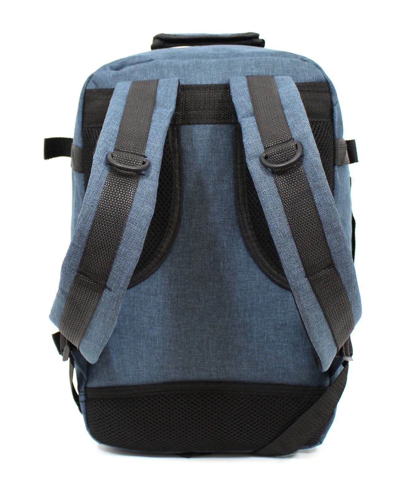 Rucksack Backpack 40x20 x25 cm Underseat Travel Cabin Bag for Easy Jet, Ryanair navy