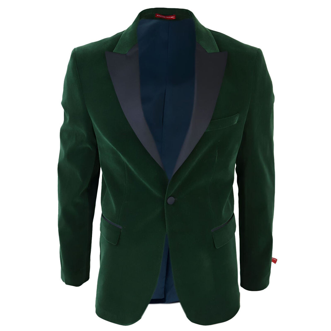 Mens Green Velvet Dinner Tuxedo Suit Jacket Blazer - Upperclass Fashions 