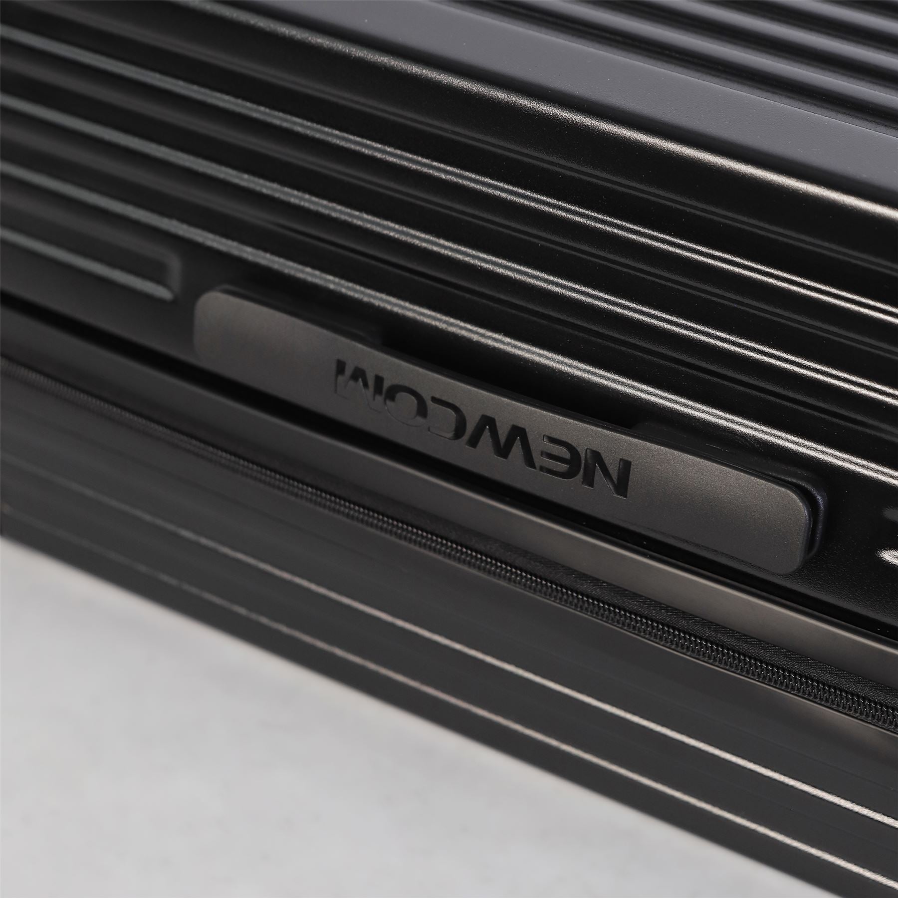 Hard Shell Black Rimowa Inspired TSA Cabin Luggage Suitcase Durable Spinner Carry-On