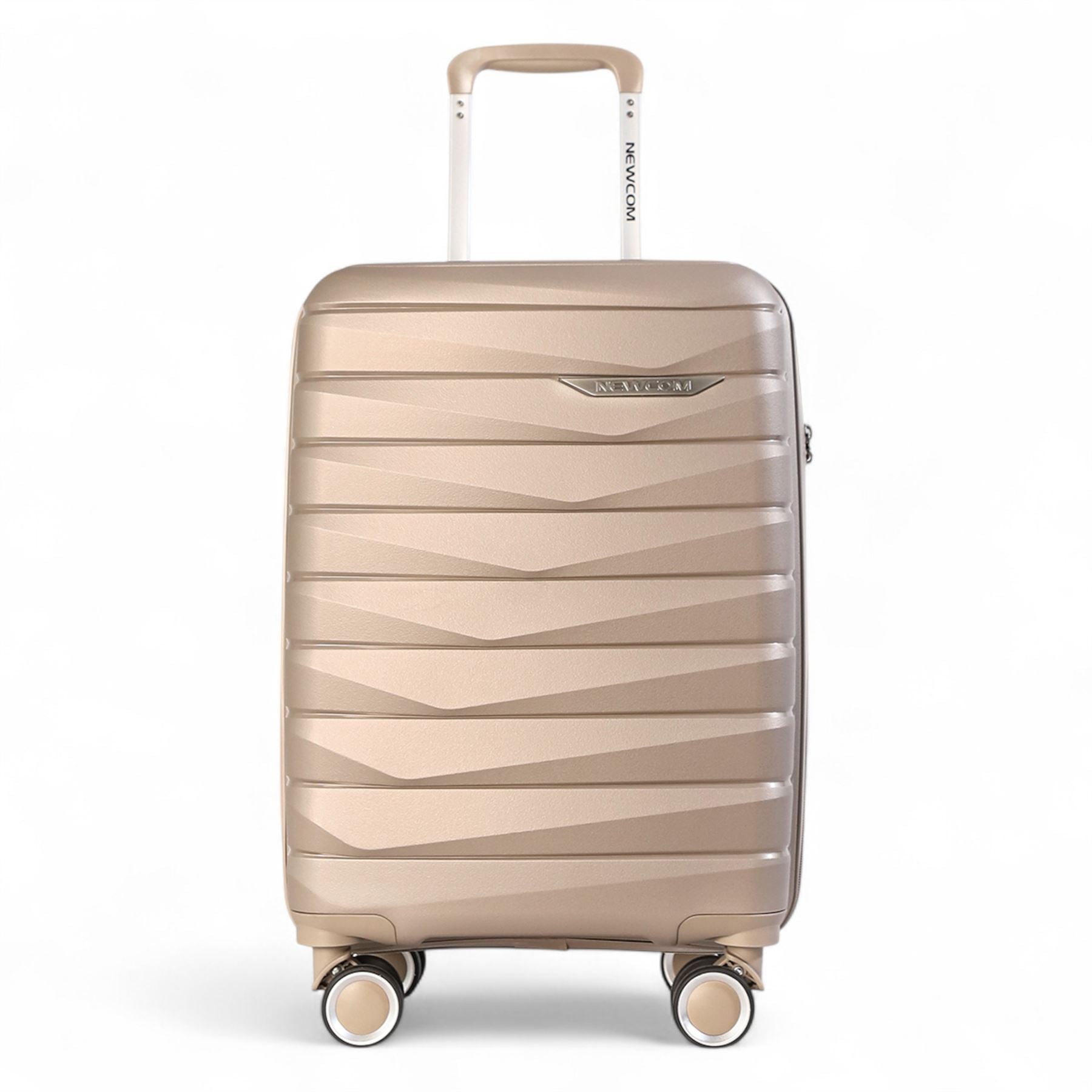 Forster Cabin Hard Shell TSA Suitcase in Champagne Beige