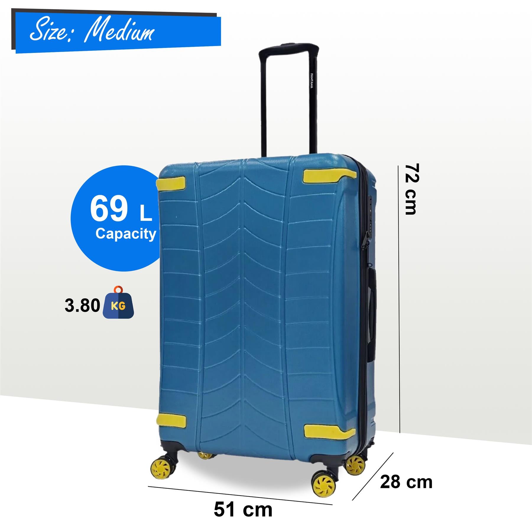 Hard Shell Luggage Travel Suitcase Set