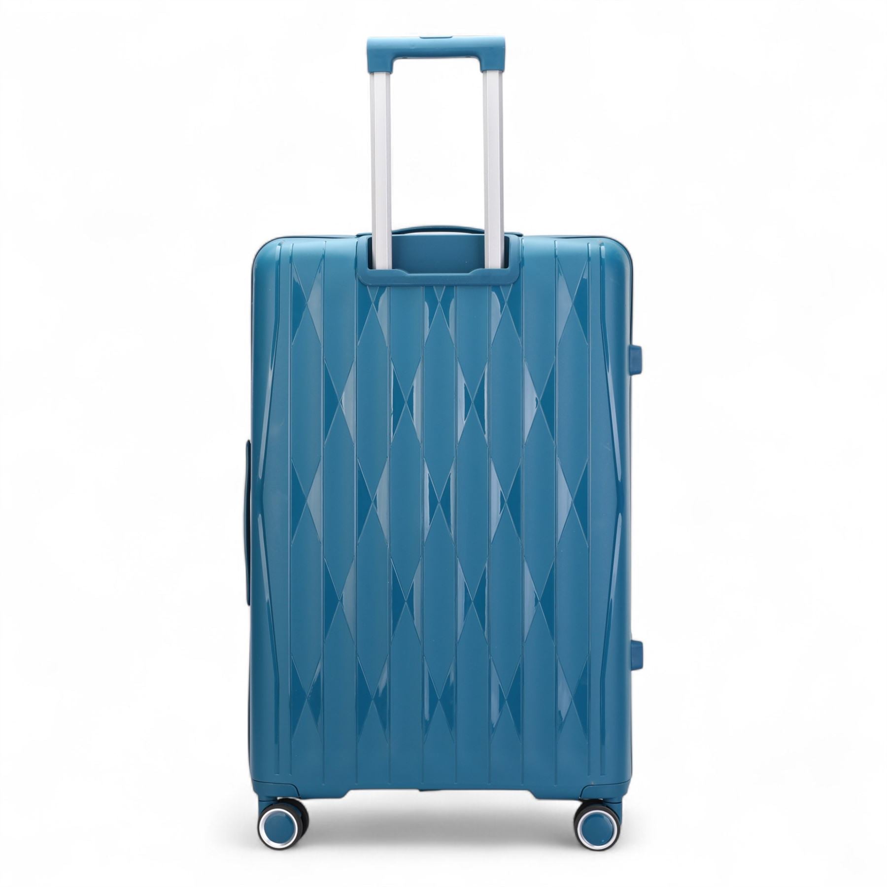 Burnaby Medium Hard Shell Suitcase in Teal Blue