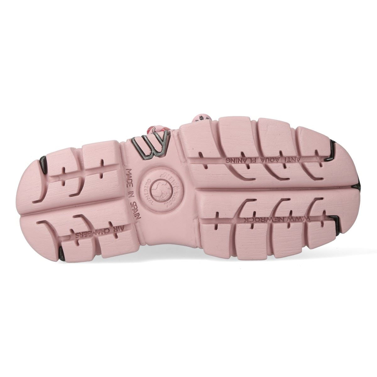 New Rock M-106-C153 Pink Tower Platform Gothic Punk Ankle Boots