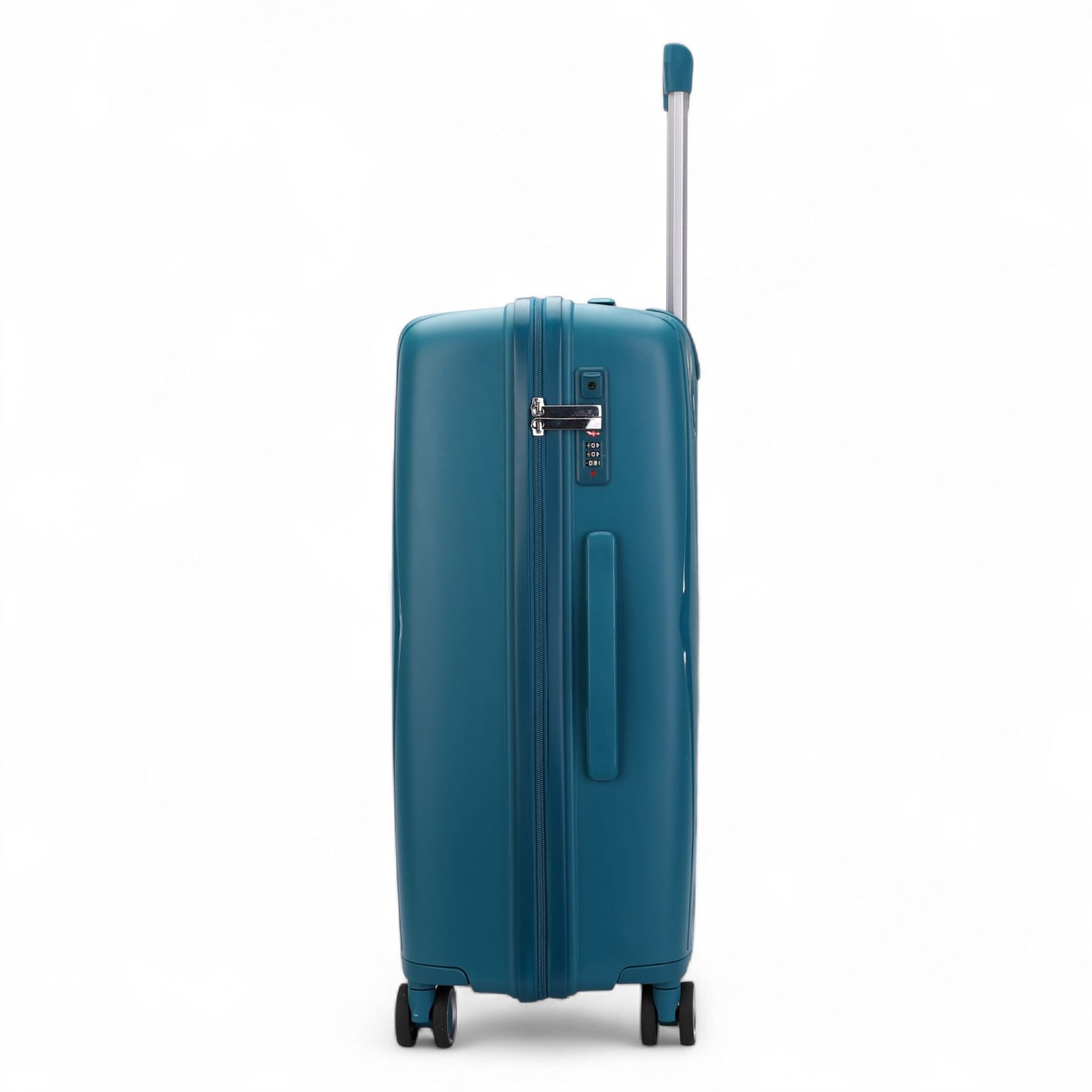 Burnaby Large Hard Shell Suitcase in Teal Blue