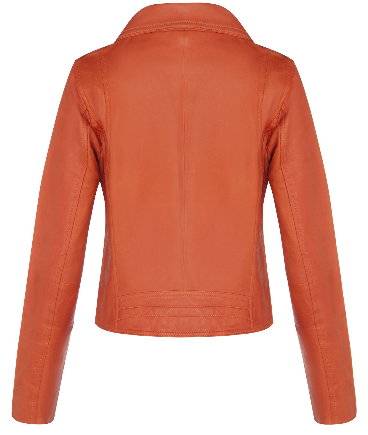 Womens Classic Leather Brando Biker Jacket-Loughton