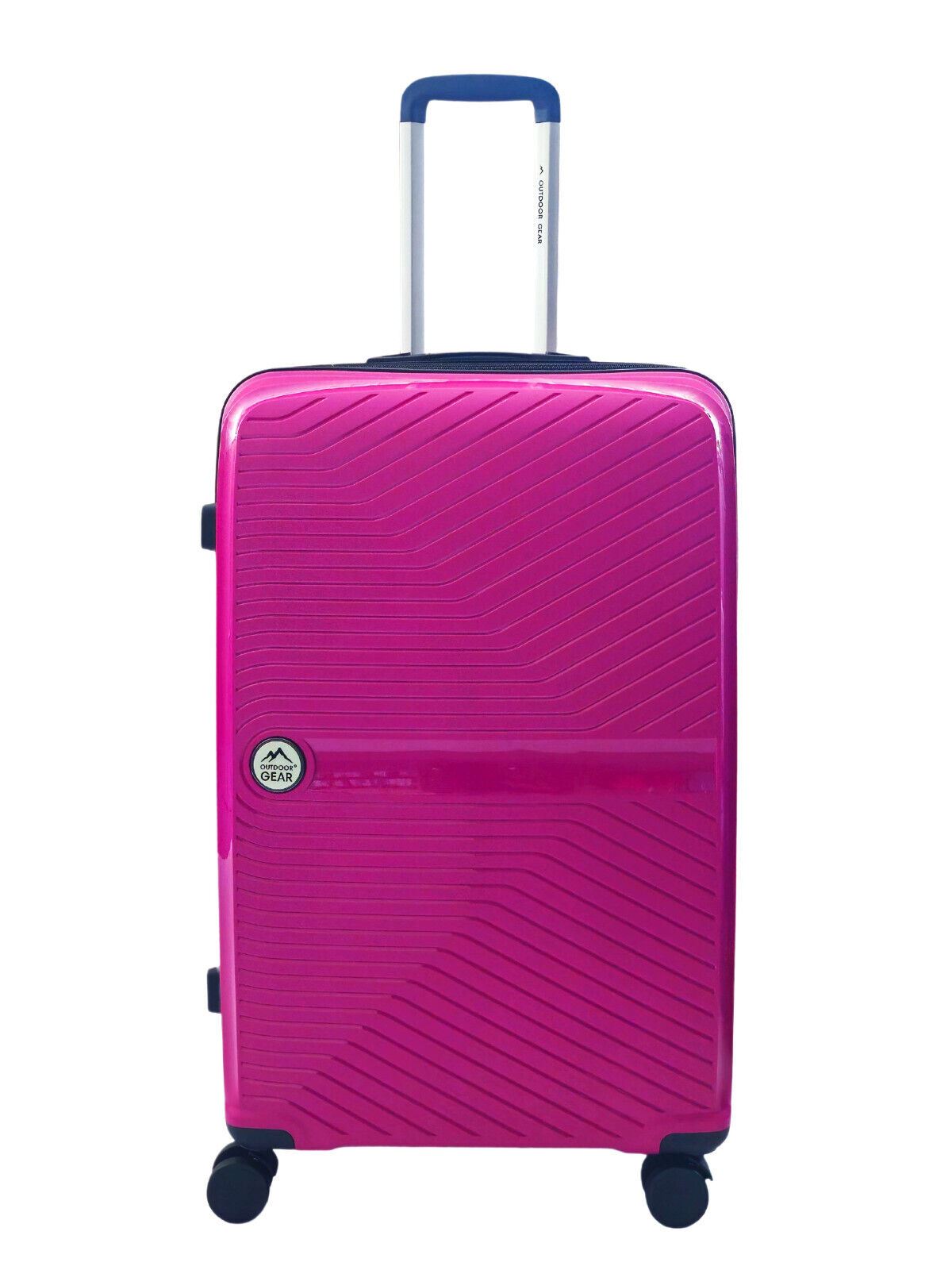 Abbeville Large Hard Shell Suitcase in Pink