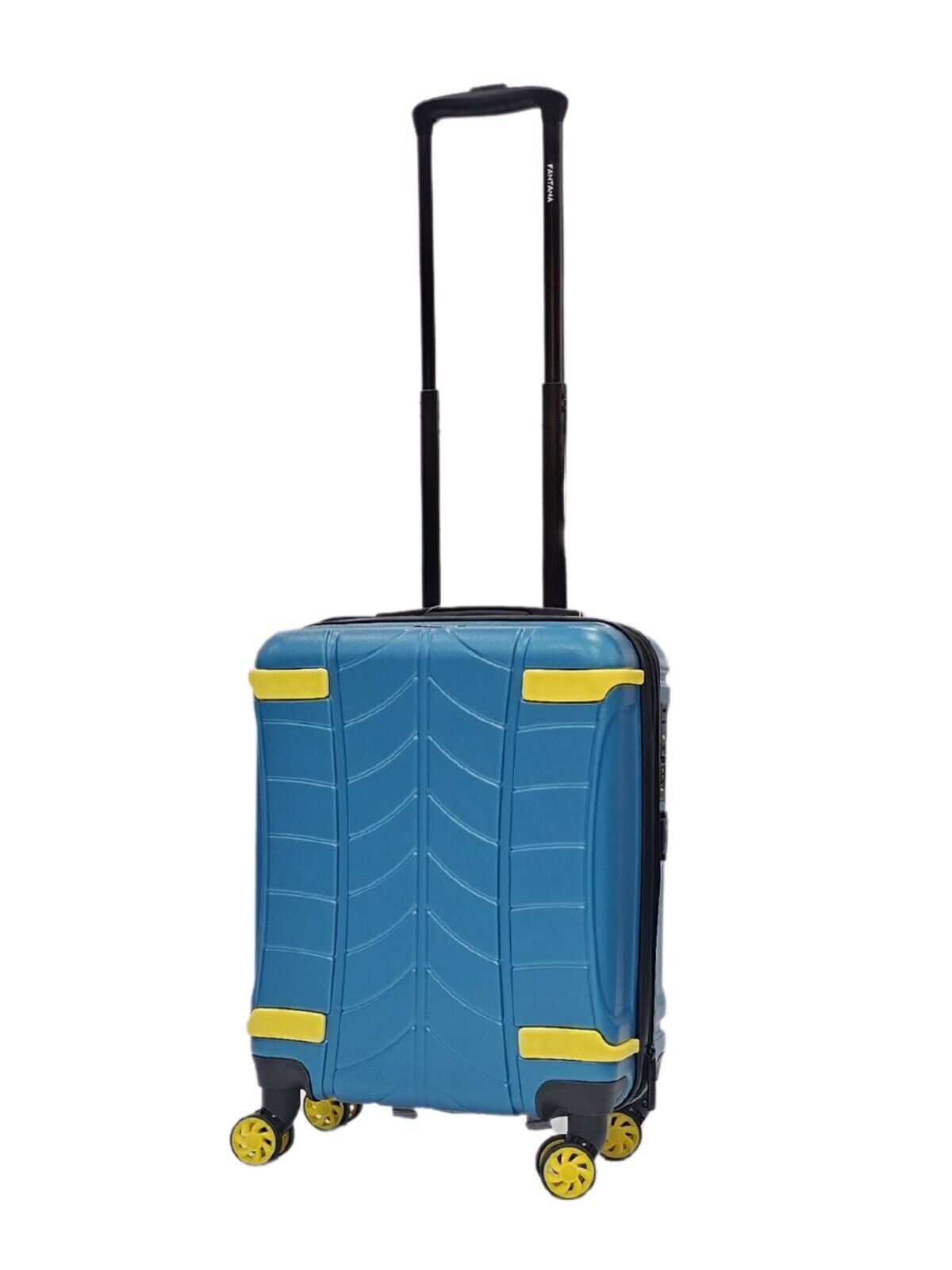 Hard Shell Cabin Suitcase 4 Wheel Luggage Travel Bag