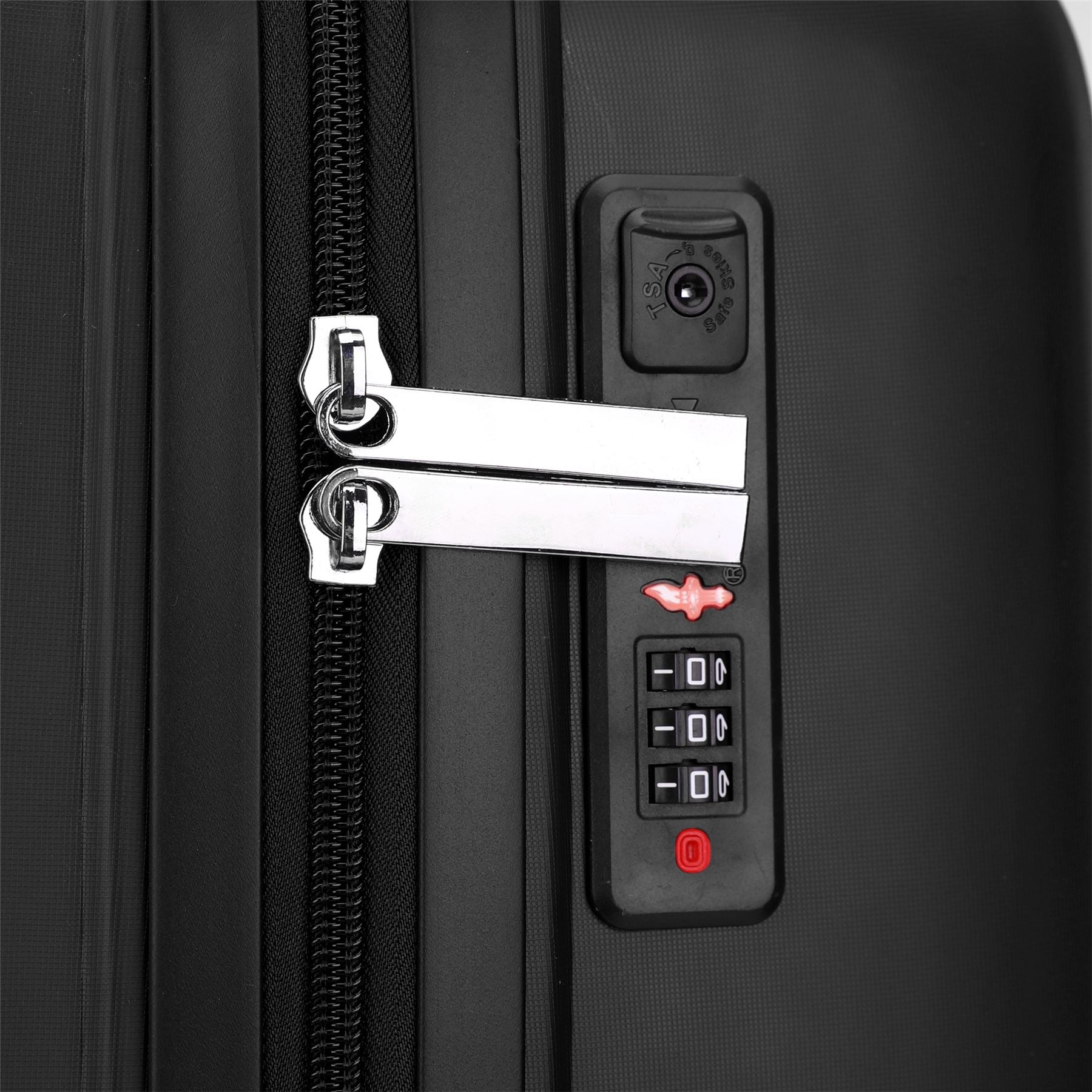 Burnaby Set of 3 Hard Shell Suitcase in Black