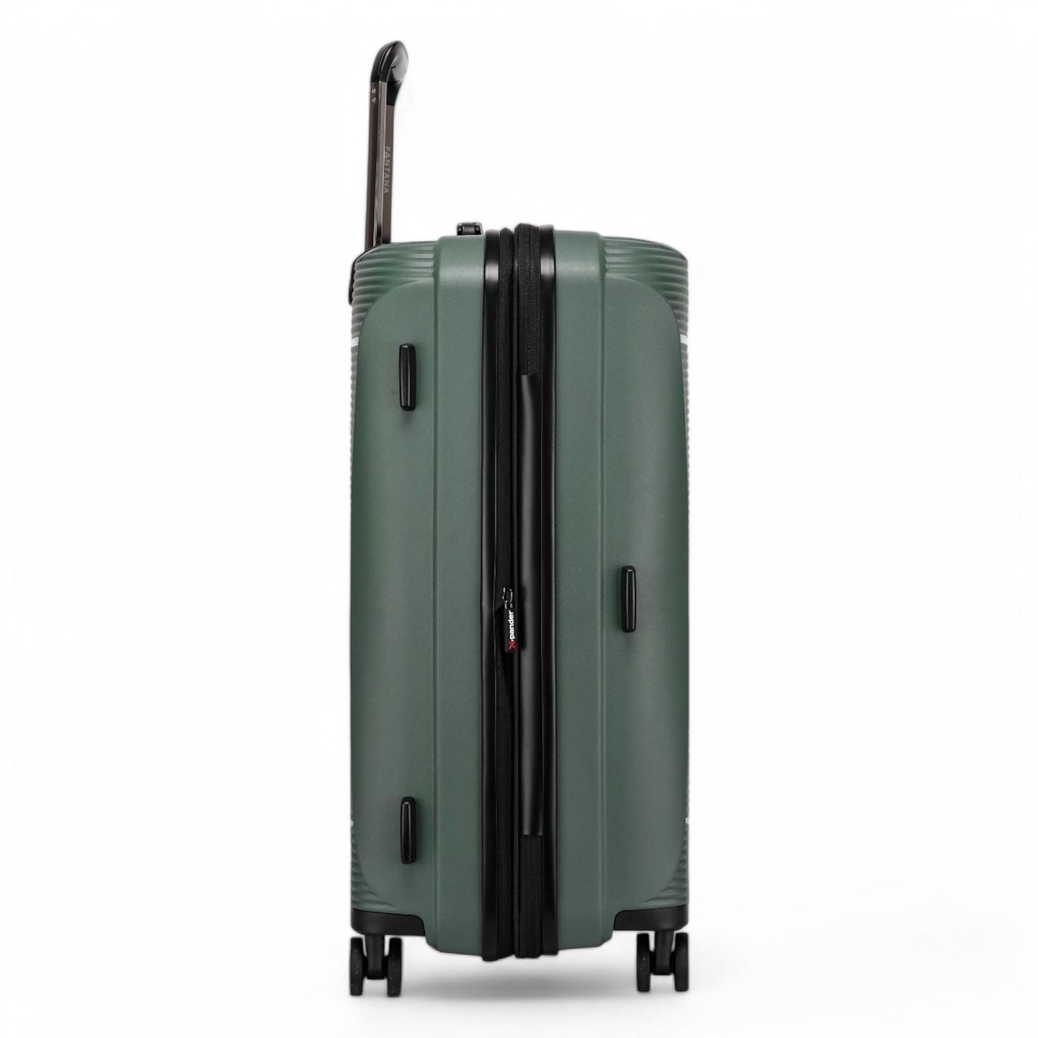Abiko Large Hard Shell Suitcase in Olive