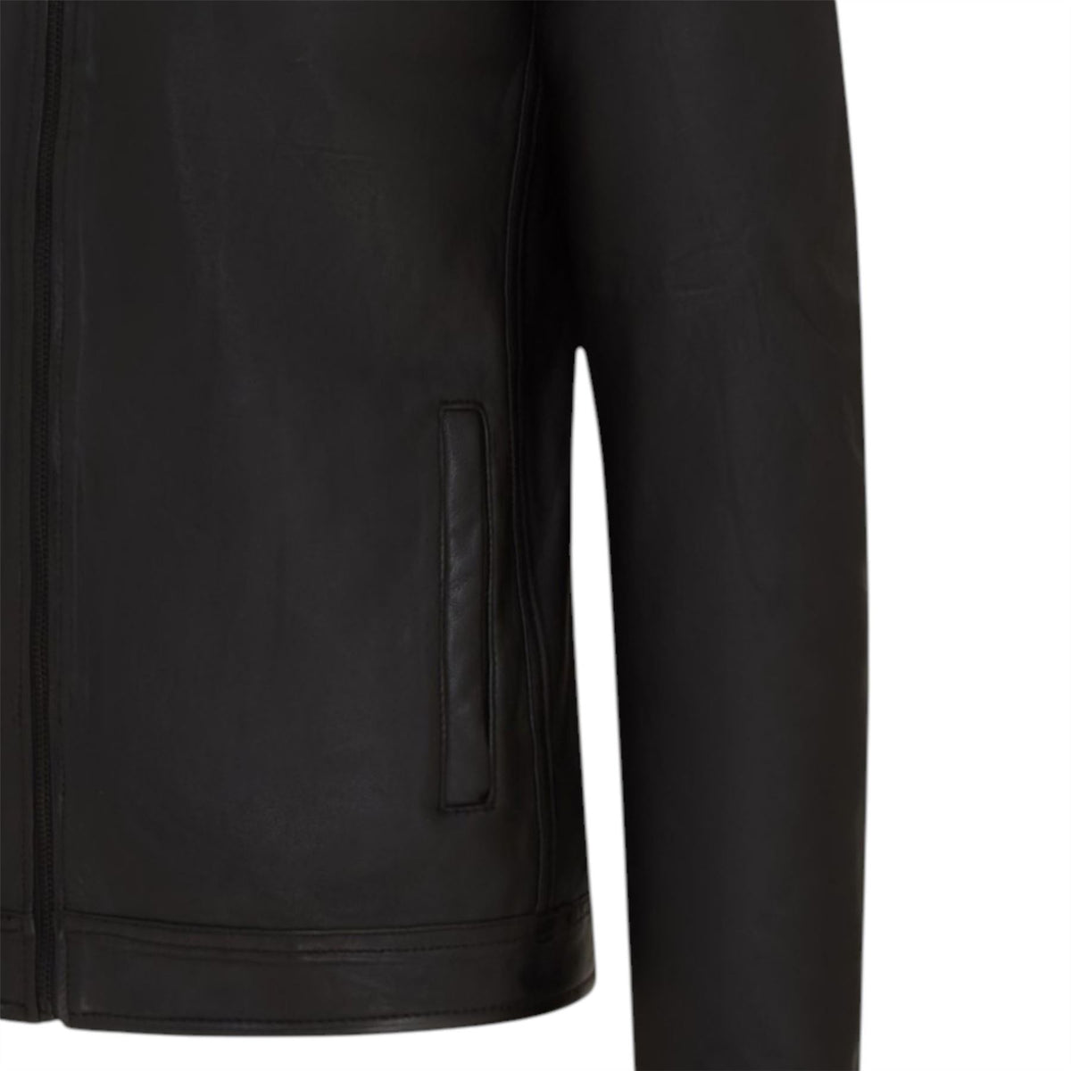 Mens Leather Racing Biker Jacket - Legar