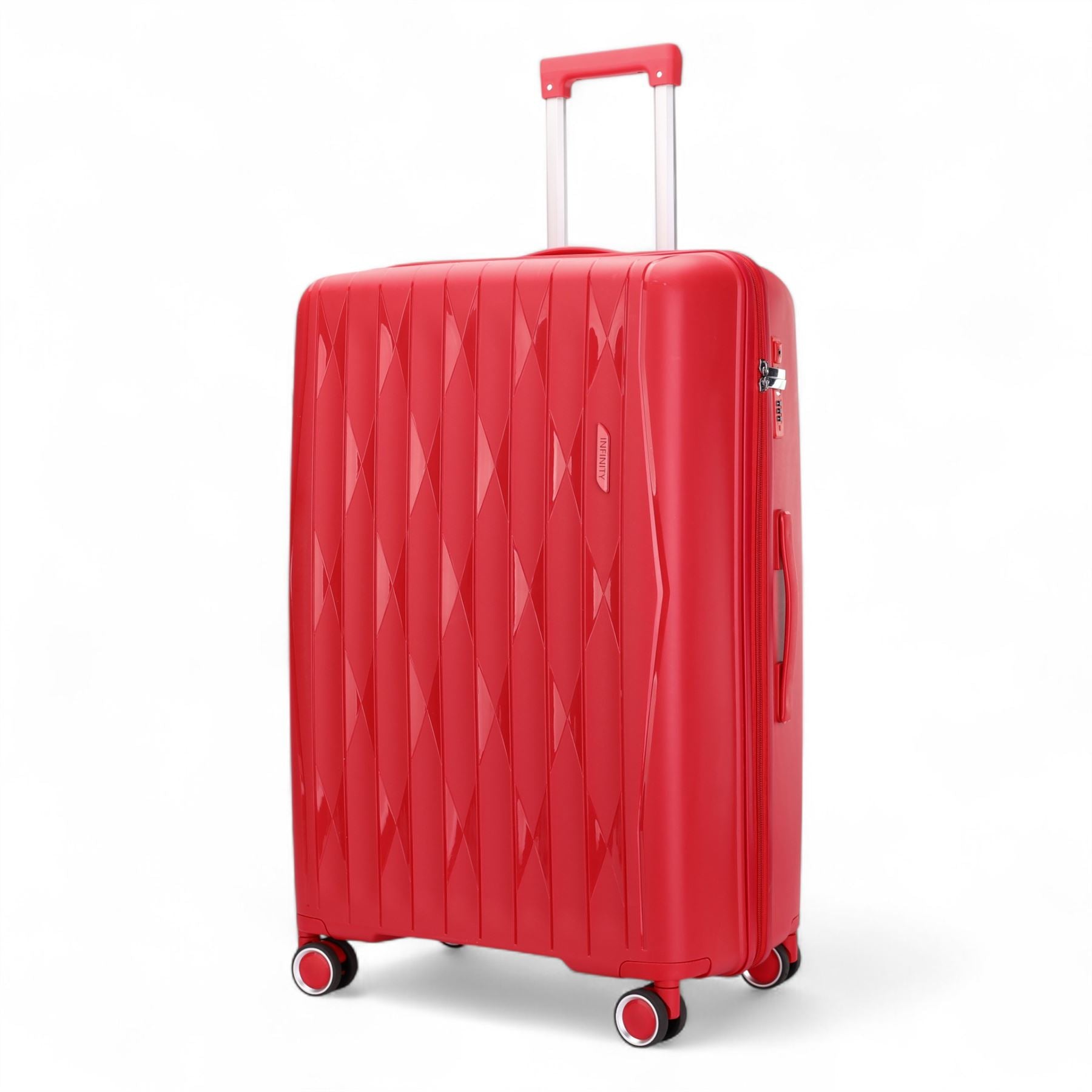 Burnaby Medium Hard Shell Suitcase in Red