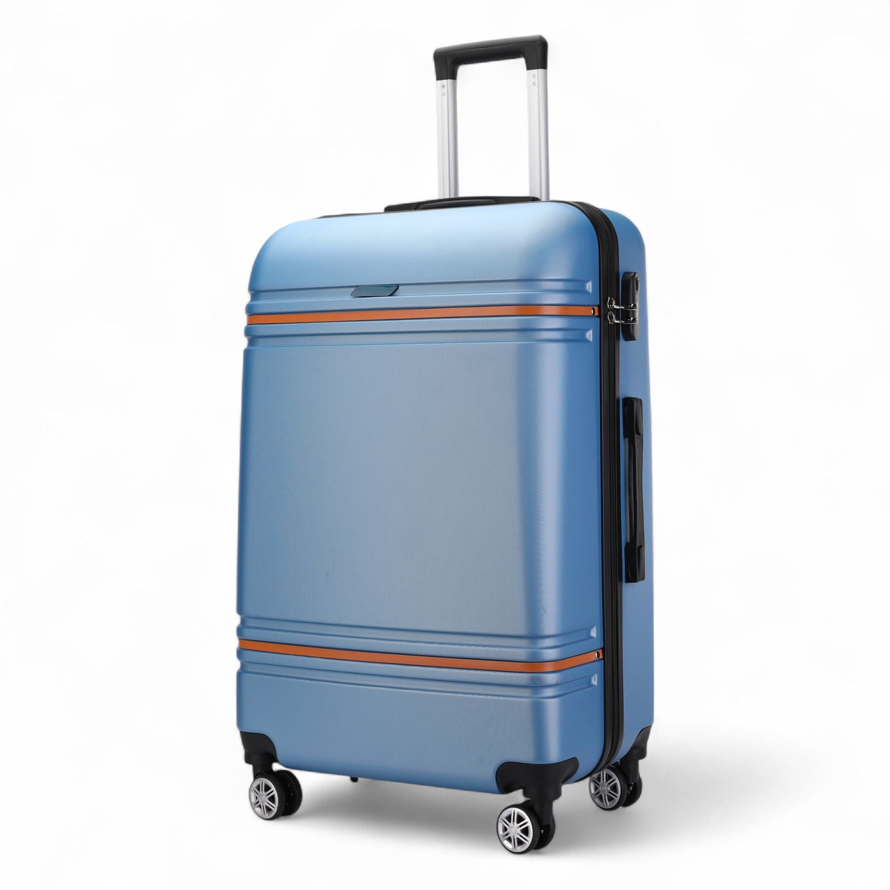 Calgary Medium Hard Shell Suitcase in Blue