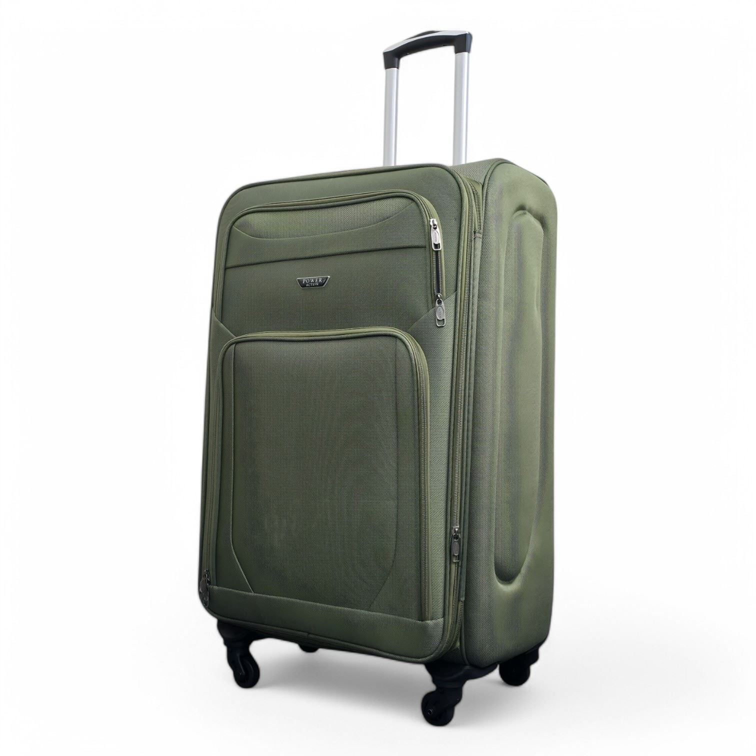 Nagoya Large Soft Shell Suitcase in Khaki
