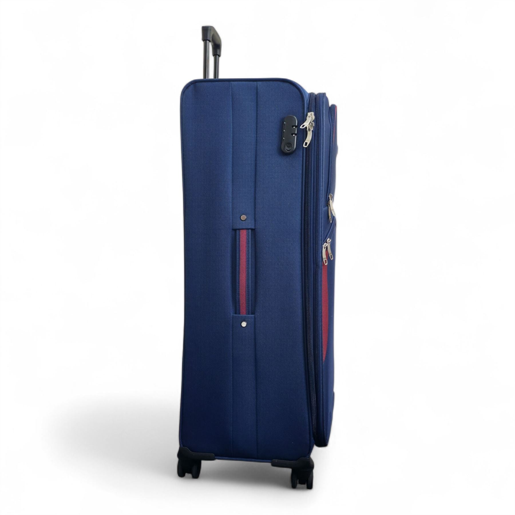 Gosford X-Large Soft Shell Suitcase in Navy Blue