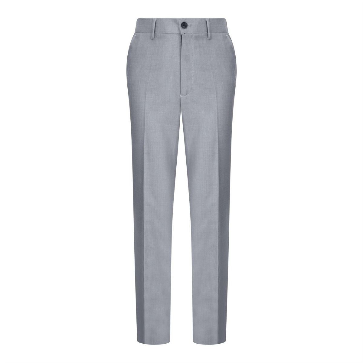 Boys 3 Piece Light Grey Classic Retro Suit