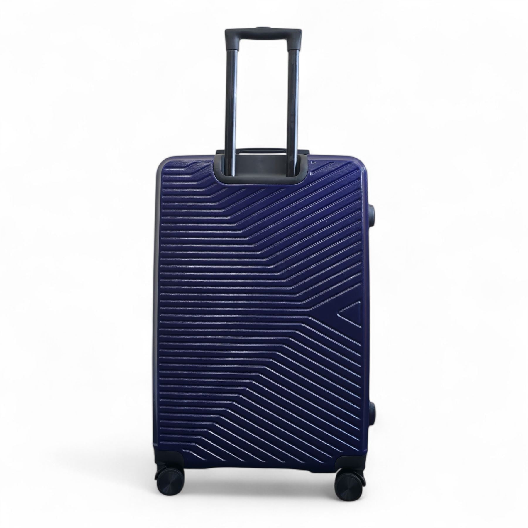 Junee Large Hard Shell Suitcase in Navy Blue