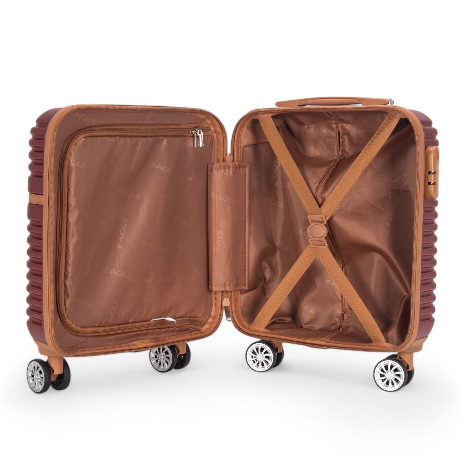 Koga Cabin Hard Shell Suitcase in Burgundy