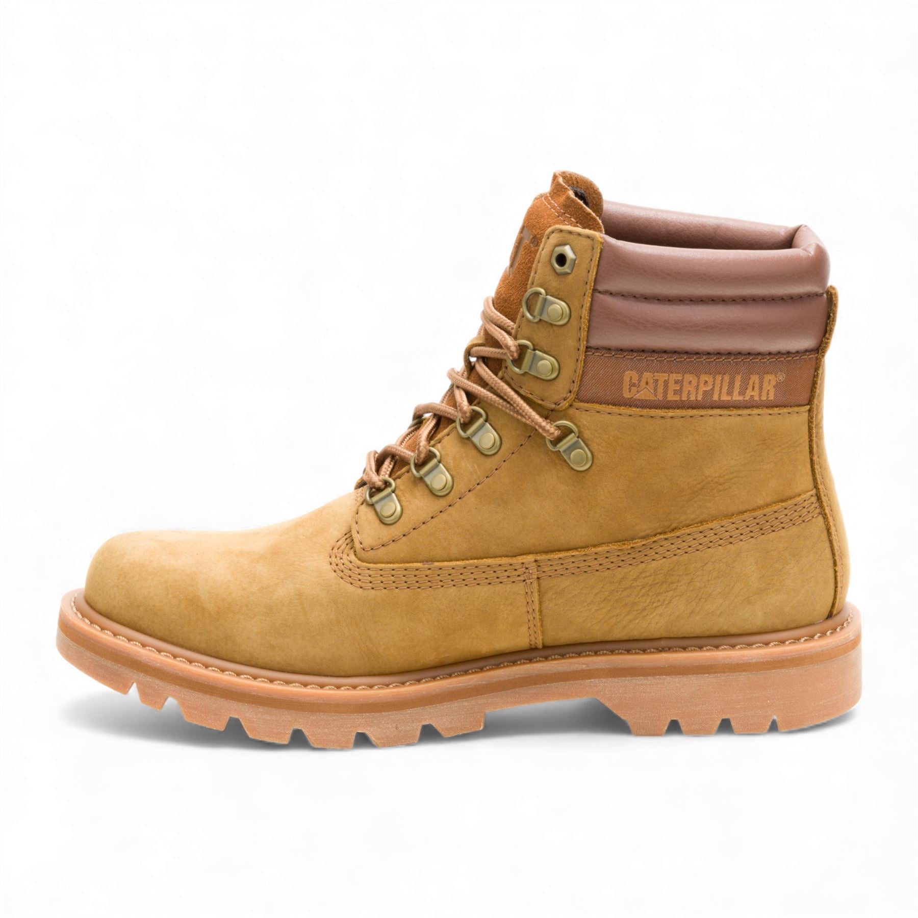 CAT (Caterpillar) Waterproof Colorado 2.0 Hiker Brown Leather Work Ankle Boots