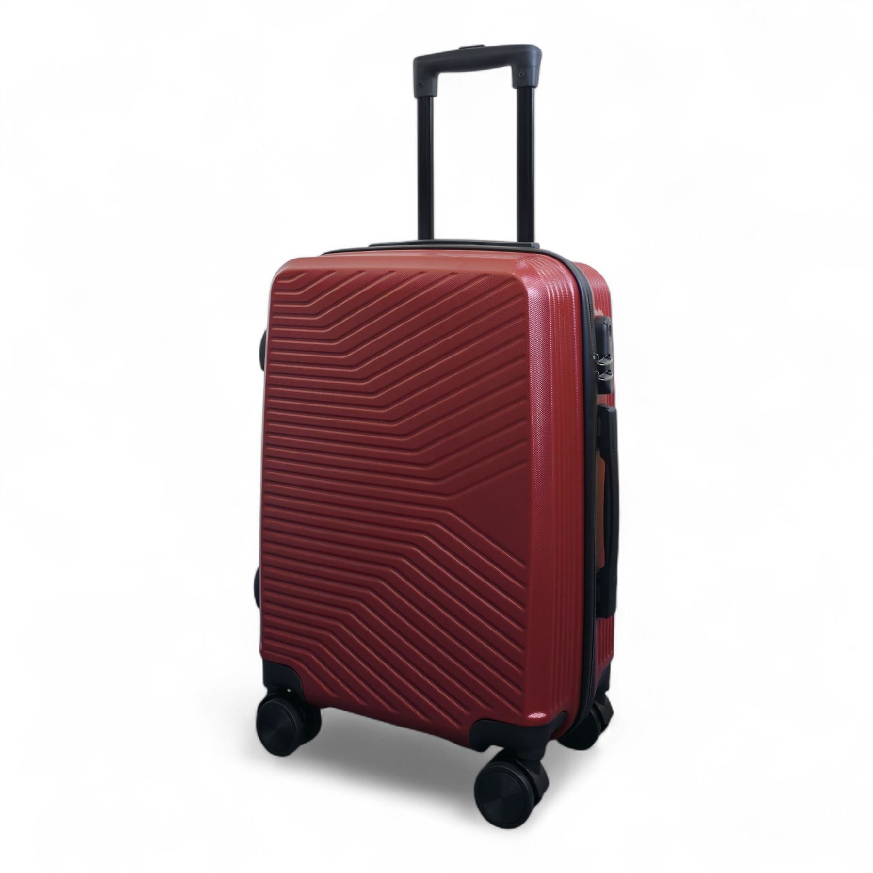 Junee Cabin Hard Shell Suitcase in Red