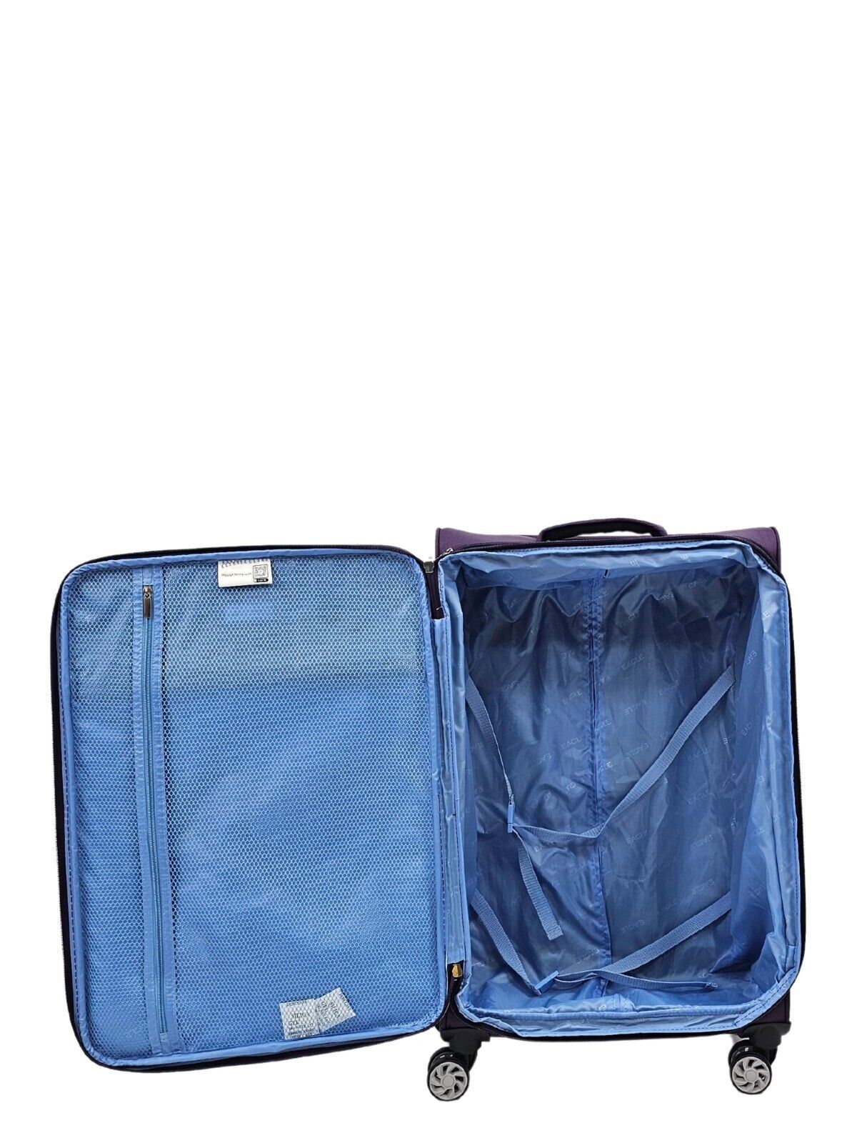Lightweight Soft Suitcases 4 Wheel Luggage Travel Bag